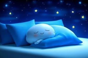 How does coffee effect a sleeping brain